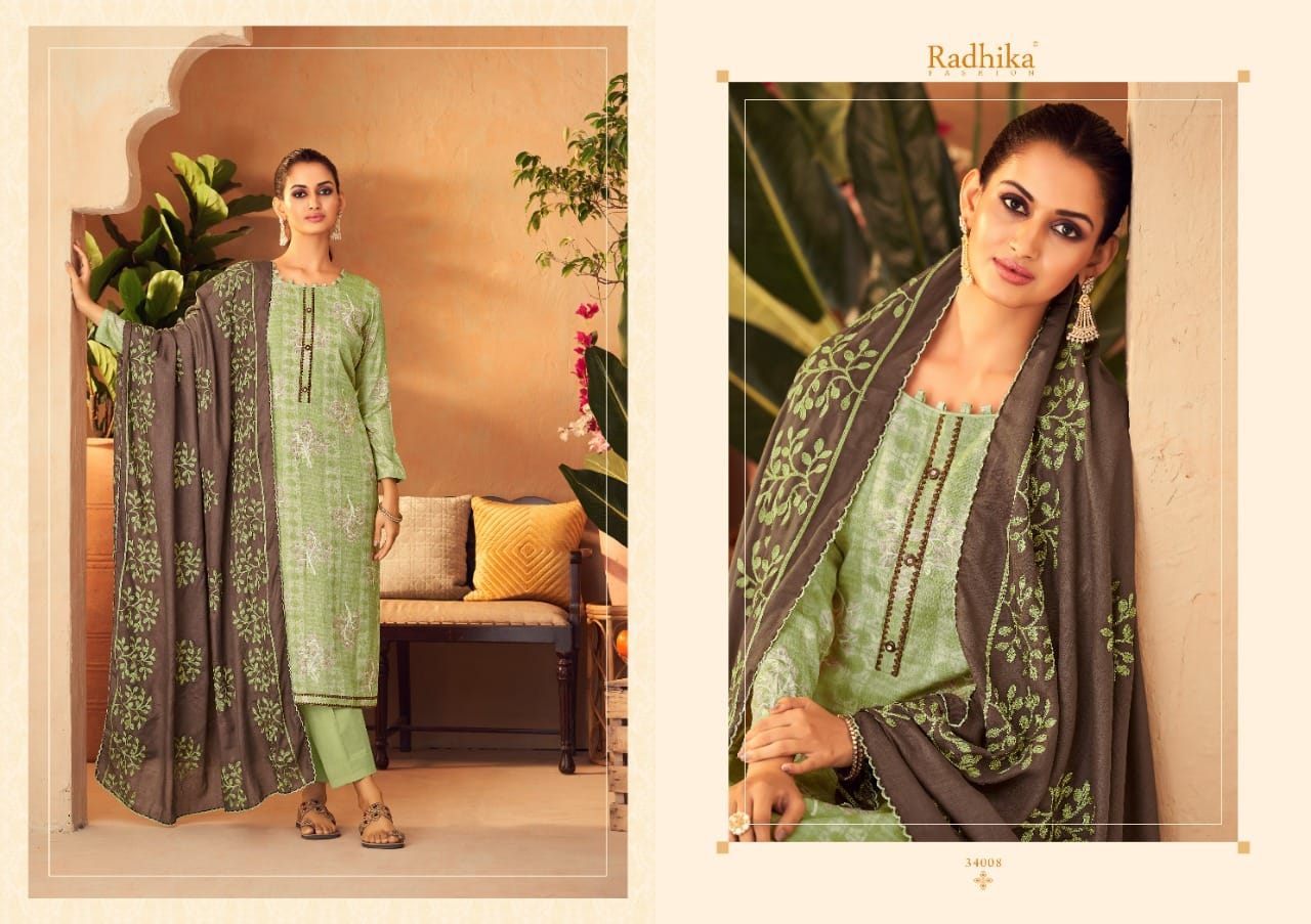 Azara Blossom 11 Fancy Designer Festive Wear Latest Salwar SUit Collection